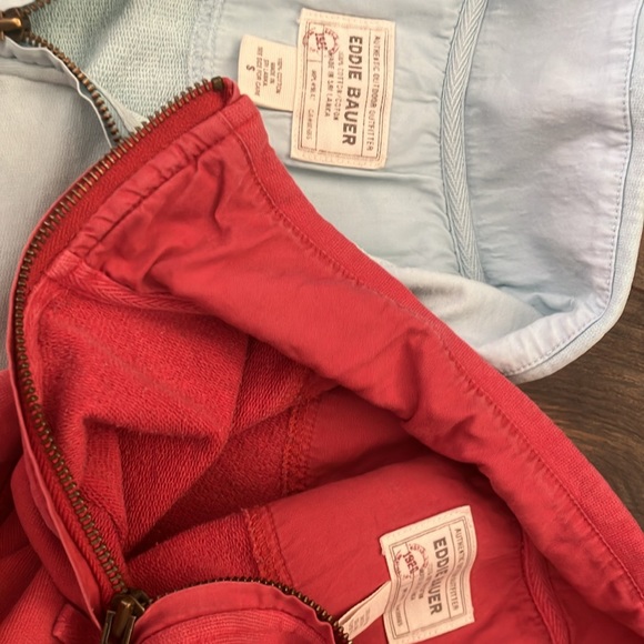 2 Eddie Bauer half zip jackets. Size small. - Picture 5 of 6